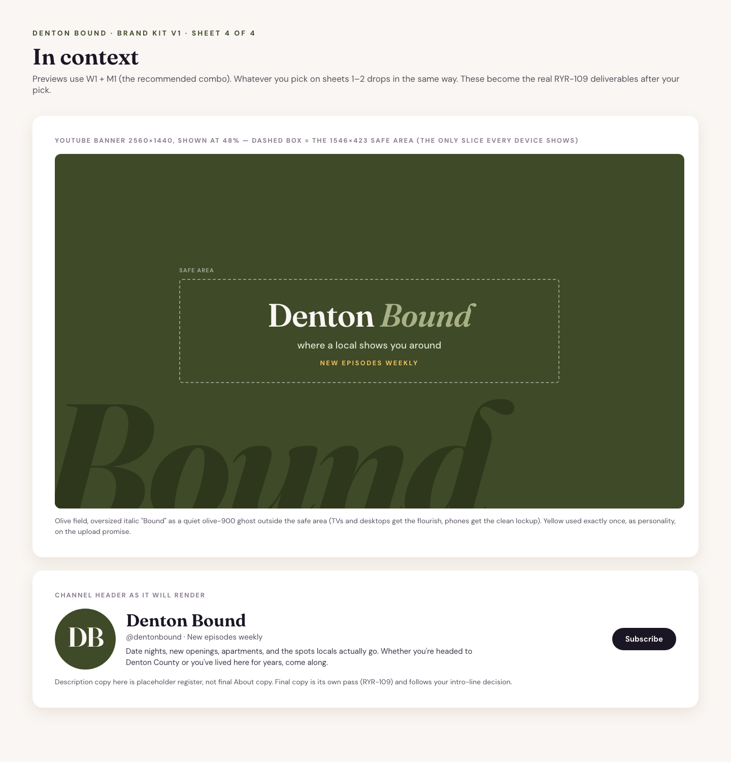 In context previews